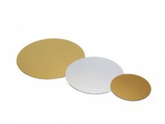 Kartonnen rondellen goud/zilver ø160 mm - 1.000 stuks
